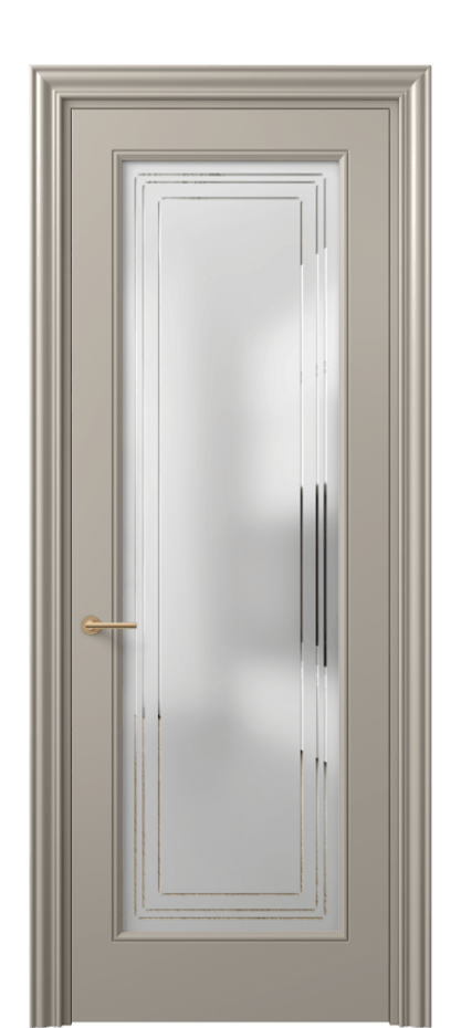 Дверь межкомнатная Mascot 8400 Матовый бисквитный Сатинированное стекло с гравировкой "Грани", триплекс Фигурный наличник МБСК Цена 68290 ₽ Наличники уже входят в базовый комплект. Фабрика дверей Волховец 8 (800) 551 43 19 Межкомнатная дверь Mascot 8400 Матовый бисквитный Сатинированное стекло с гравировкой "Грани", триплекс Цена 68290 ₽ | Volhovec