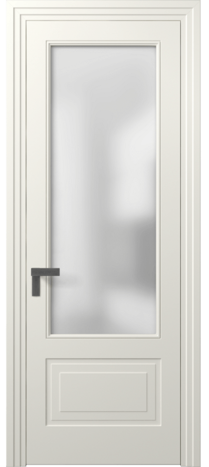 Межкомнатная дверь Rocca 8342 Матовый жемчужный Сатинированное стекло Цена 14477760 so'm | Volhovec