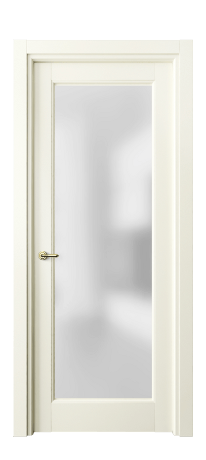 Межкомнатная дверь Toscana Rombo 6300 Бук молочно-белый Сатинированное стекло Цена 4640 AZE | Volhovec