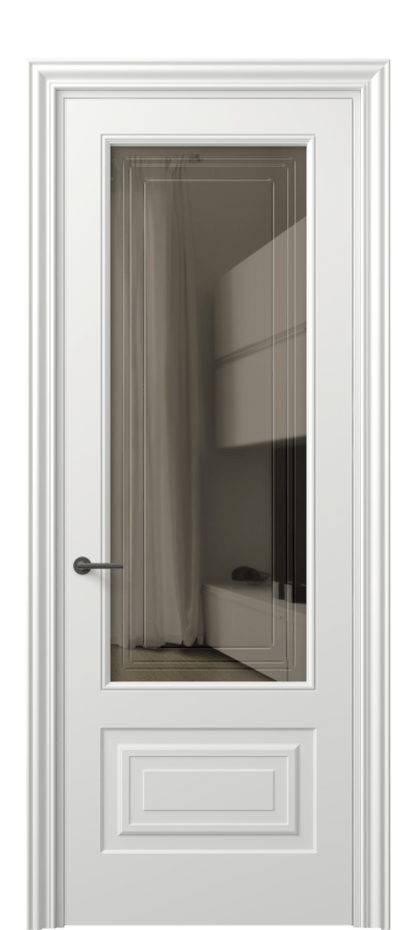 Дверь межкомнатная Mascot 8442 Матовый светло-серый Прозрачное бронзовое стекло с гравировкой "Грани", триплекс Фигурный наличник МССР Цена 68290 ₽ Наличники уже входят в базовый комплект. Фабрика дверей Волховец 8 (800) 551 43 19 Межкомнатная дверь Mascot 8442 Матовый светло-серый Прозрачное бронзовое стекло с гравировкой "Грани", триплекс Цена 68290 ₽ | Volhovec