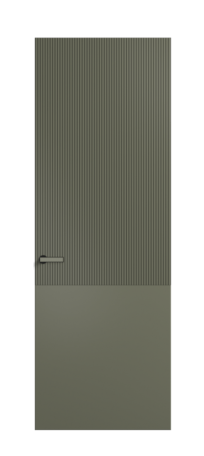 Дверь межкомнатная Velvet АКП 8205 Матовый оливковый тёмный. Скрытый короб Черный Цена 70469 . Фабрика дверей Волховец 8 (800) 551 43 19 Межкомнатная дверь Velvet АКП 8205 Матовый оливковый тёмный. Цена 70469 | Volhovec