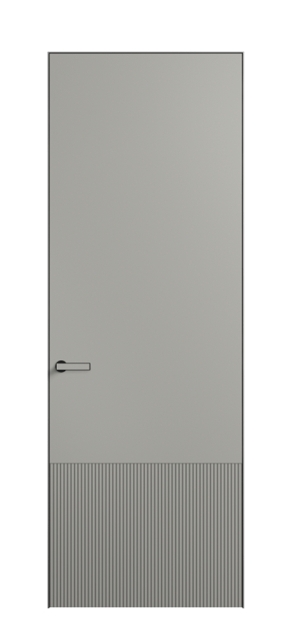 Дверь межкомнатная Velvet АКП 8202 Матовый нейтральный серый. Скрытый короб Черный Цена 70469 . Фабрика дверей Волховец 8 (800) 551 43 19 Межкомнатная дверь Velvet АКП 8202 Матовый нейтральный серый. Цена 70469 | Volhovec