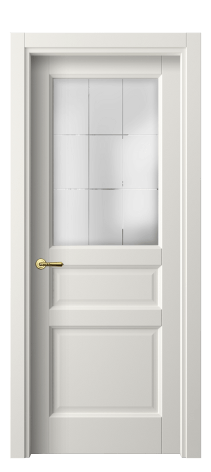 Дверь межкомнатная Galant 1432 Софт-тач белоснежный Сатинированное стекло с гравировкой "Лофт", 4 мм Гладкий наличник СТБЛ Цена 1280 AZE Наличники уже входят в базовый комплект. Фабрика дверей Волховец 8 (800) 551 43 19 Межкомнатная дверь Galant 1432 Софт-тач белоснежный Сатинированное стекло с гравировкой "Лофт", 4 мм Цена 1280 AZE | Volhovec