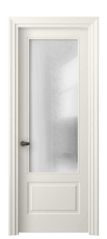 Дверь межкомнатная Esse 8542 Матовый жемчужный Фактурное стекло "Лёд", триплекс, 8 мм Фигурный универсальный наличник МЖМ Цена 57679 ₽ Наличники уже входят в базовый комплект. Фабрика дверей Волховец 8 (800) 551 43 19 Межкомнатная дверь Esse 8542 Матовый жемчужный Фактурное стекло "Лёд", триплекс, 8 мм Цена 57679 ₽ | Volhovec