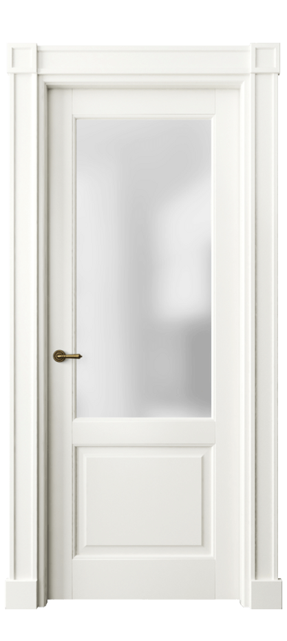 Межкомнатная дверь Toscana Plano 6302 Бук жемчуг Сатинированное стекло Цена 6380 AZE | Volhovec