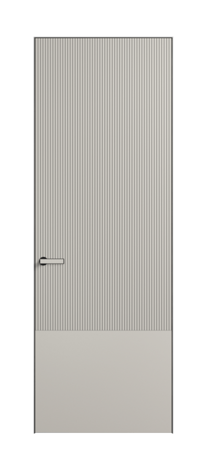 Дверь межкомнатная Velvet АКП 8203 Матовый облачно-серый. Скрытый короб Черный Цена 70469 . Фабрика дверей Волховец 8 (800) 551 43 19 Межкомнатная дверь Velvet АКП 8203 Матовый облачно-серый. Цена 70469 | Volhovec