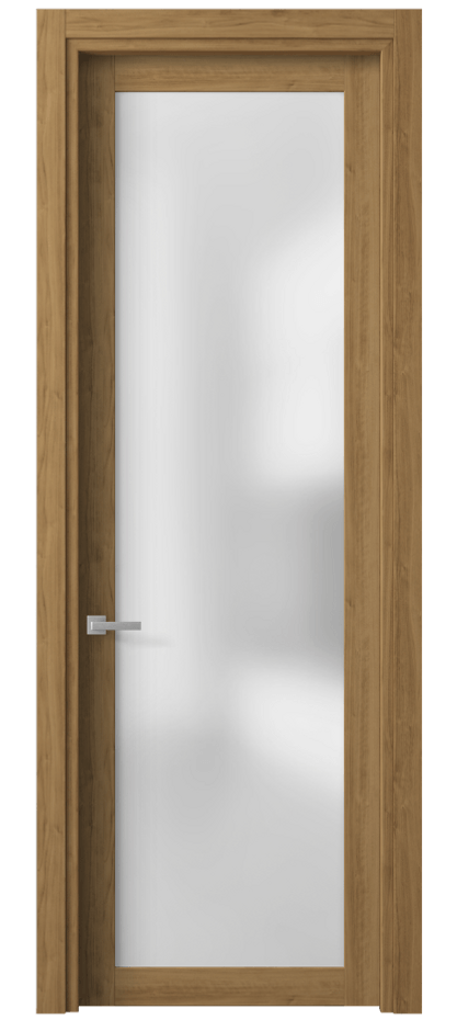 Межкомнатная дверь Планум 2102 Грецкий орех Сатинированное стекло Цена 34199 ₽ | Volhovec