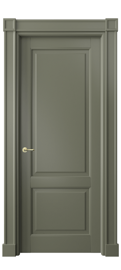 Межкомнатная дверь Тоскана Плано 6303 Матовый оливковый тёмный  Цена 133039 ₽ | Volhovec