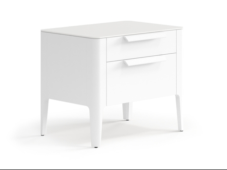 Мебель Тумба прикроватная Piega 2 ящика. Цвет Матовый светло-серый. Материал Гладкая эмаль. Коллекция Тумба прикроватная Piega 2 ящика. Фото. Мебель Тумба прикроватная Piega 2 ящика. Цвет Матовый светло-серый. Материал Гладкая эмаль. Коллекция Тумба прикроватная Piega 2 ящика. Картинка.