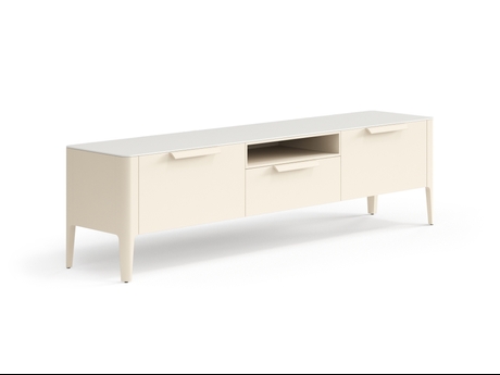 Мебель ТВ тумба Piega. Цвет Матовый светло-бежевый. Материал Гладкая эмаль. Коллекция ТВ тумба Piega. Фото. Мебель ТВ тумба Piega. Цвет Матовый светло-бежевый. Материал Гладкая эмаль. Коллекция ТВ тумба Piega. Картинка.