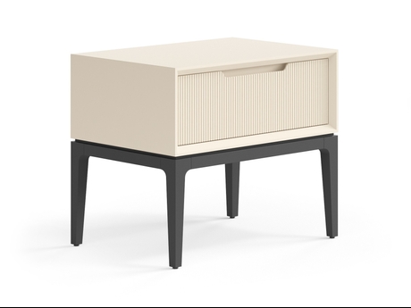 Мебель Тумба прикроватная Velvet 1 ящик. Цвет Матовый светло-бежевый. Материал Гладкая эмаль. Коллекция Тумба прикроватная Velvet 1 ящик. Фото. Мебель Тумба прикроватная Velvet 1 ящик. Цвет Матовый светло-бежевый. Материал Гладкая эмаль. Коллекция Тумба прикроватная Velvet 1 ящик. Картинка.