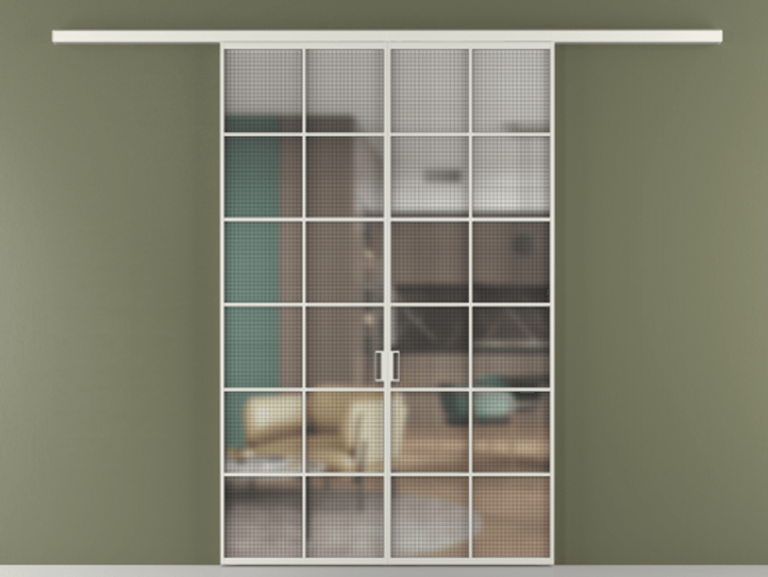 Перегородка Formato вдоль стены двустворчатая #VENDORCODE# #FURNISH# #GLASS# Цена #PRICE# #CURRENCY# | Volhovec
