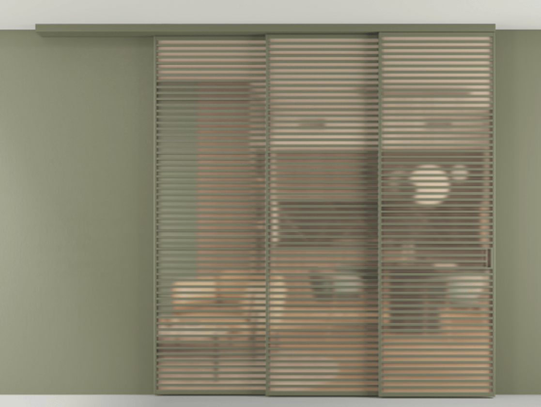 Перегородка Formato вдоль стены на потолок 3 створки с синхронным механизмом АЛПР 040.07 Алюминий оливковый тёмный Сатинированное оранжевое стекло, триплекс. Цена 626523 ₽ 1. Полотно 2 шт. (800/2100 мм)
2. Комплект установки раздвижной системы
3. Базовый комплект фурнитуры
4.Ручка RONDO
. Фабрика дверей Волховец 8 (800) 551 43 19 Перегородка Formato вдоль стены на потолок 3 створки с синхронным механизмом АЛПР 040.07 Алюминий оливковый тёмный Сатинированное оранжевое стекло, триплекс Цена 626523 ₽ | Volhovec