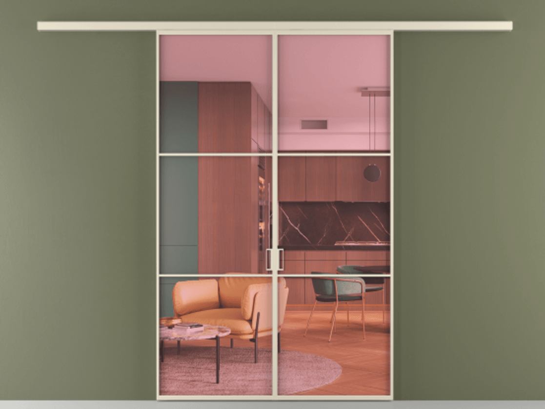 Перегородка Formato вдоль стены 2 створки АЛПР 040.03 Алюминий бежево-серый Прозрачное розовое стекло, триплекс. Цена 195450 ₽ 1. Полотно 2 шт. (800/2100 мм)
2. Комплект установки раздвижной системы
3. Базовый комплект фурнитуры
4.Ручка RONDO
. Фабрика дверей Волховец 8 (800) 551 43 19 Перегородка Formato вдоль стены 2 створки АЛПР 040.03 Алюминий бежево-серый Прозрачное розовое стекло, триплекс Цена 195450 ₽ | Volhovec