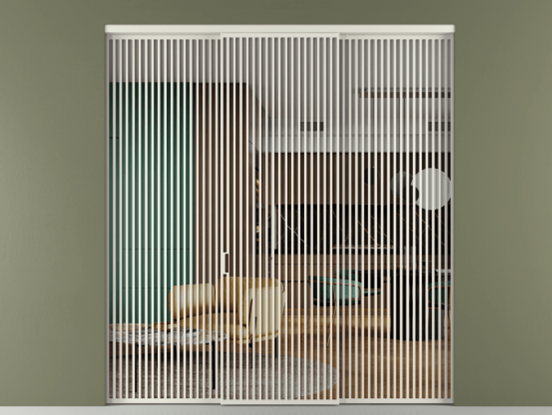 Перегородка Formato внутри проема трёхстворчатая #VENDORCODE# #FURNISH# #GLASS# Цена #PRICE#  | Volhovec