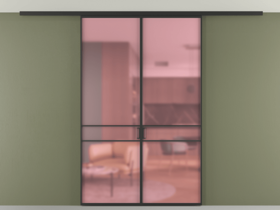 Перегородка Formato вдоль стены на потолок 2 створки АЛПР 040.02 Алюминий Черный Сатинированное розовое стекло, триплекс. Скрытый короб ЧЕР Цена 179575 ₽ 1. Полотно 2 шт. (800/2100 мм)
2. Комплект установки раздвижной системы
3. Базовый комплект фурнитуры
4.Ручка RONDO
. Фабрика дверей Волховец 8 (800) 551 43 19 Перегородка Formato вдоль стены на потолок 2 створки АЛПР 040.02 Алюминий Черный Сатинированное розовое стекло, триплекс Цена 179575 ₽ | Volhovec