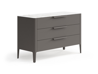 Мебель Комод Piega 3 ящика. Цвет Матовый антрацит. Материал Гладкая эмаль. Коллекция Комод Piega 3 ящика. Фото. Мебель Комод Piega 3 ящика. Цвет Матовый антрацит. Материал Гладкая эмаль. Коллекция Комод Piega 3 ящика. Картинка.