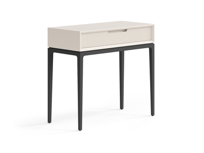 Мебель Консоль Velvet 1 ящик. Цвет Матовый бежево-серый. Материал Гладкая эмаль. Коллекция Консоль Velvet 1 ящик. Фото. Мебель Консоль Velvet 1 ящик. Цвет Матовый бежево-серый. Материал Гладкая эмаль. Коллекция Консоль Velvet 1 ящик. Картинка.