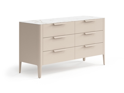 Мебель Комод Piega 6 ящиков. Цвет Матовый бисквитный. Материал Гладкая эмаль. Коллекция Комод Piega 6 ящиков. Фото. Мебель Комод Piega 6 ящиков. Цвет Матовый бисквитный. Материал Гладкая эмаль. Коллекция Комод Piega 6 ящиков. Картинка.