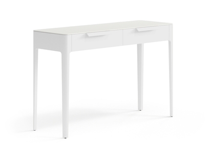 Мебель Консоль Piega 2 ящика. Цвет Матовый белоснежный. Материал Гладкая эмаль. Коллекция Консоль Piega 2 ящика. Фото. Мебель Консоль Piega 2 ящика. Цвет Матовый белоснежный. Материал Гладкая эмаль. Коллекция Консоль Piega 2 ящика. Картинка.