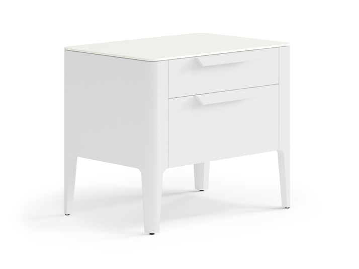 Мебель Тумба прикроватная Пьега 2 ящика. Цвет Матовый белоснежный. Материал Гладкая эмаль. Коллекция Тумба прикроватная Пьега 2 ящика. Фото. Мебель Тумба прикроватная Пьега 2 ящика. Цвет Матовый белоснежный. Материал Гладкая эмаль. Коллекция Тумба прикроватная Пьега 2 ящика. Картинка.