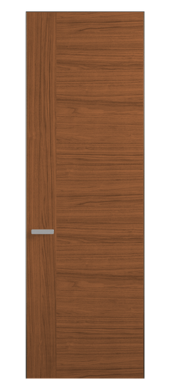 Дверь межкомнатная ПУ 0203 ОМДМР Орех медный матовый. Цвет Орех медный матовый рифт. Материал Радиальный шпон НатурВуд. Коллекция Рифт. Картинка.