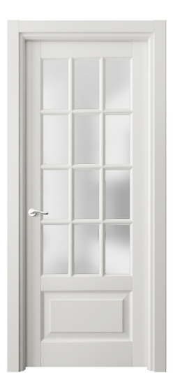 Дверь межкомнатная 0728 БС САТ. Цвет Бук серый. Материал Массив бука эмаль. Коллекция Lignum. Картинка.