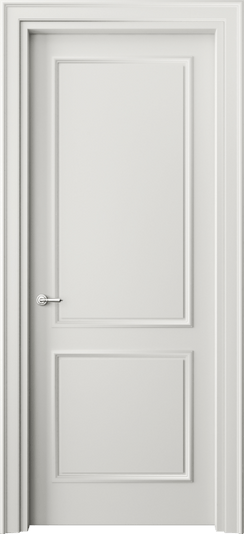 Дверь межкомнатная 8121 МСР. Цвет Матовый серый. Материал Гладкая эмаль. Коллекция Paris. Картинка.