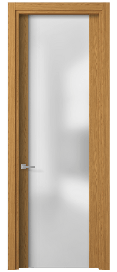 Дверь межкомнатная 4114 ВНД САТ. Цвет Ванильный дуб. Материал Ламинатин. Коллекция Planum. Картинка.