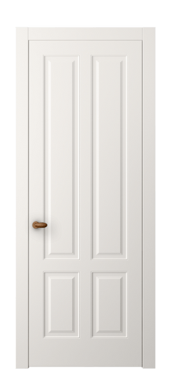 Дверь межкомнатная АКП 8521 МПБЛ. Цвет Матовый пудровый белый. Материал Гладкая эмаль. Коллекция Esse. Картинка.