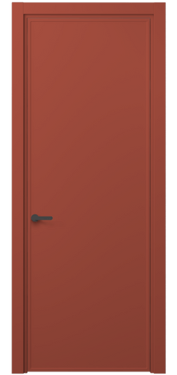 Дверь межкомнатная 8601 NCS S 3040-Y80R. Цвет NCS NCS S 3040-Y80R. Материал Гладкая эмаль. Коллекция Frame. Картинка.