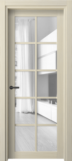 Дверь межкомнатная 2106 МОЯ ПРОЗ. Цвет Молочный ясень. Материал Ciplex ламинатин. Коллекция Neo. Картинка.