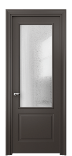 Межкомнатная дверь 8552 МАН ЛЕД. Цвет Матовый антрацит. Материал Гладкая эмаль. Коллекция Esse. Фото. Дверь межкомнатная 8552 МАН ЛЕД. Цвет Матовый антрацит. Материал Гладкая эмаль. Коллекция Esse. Картинка.