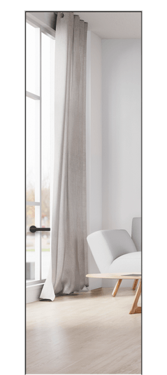 Дверь межкомнатная 0013 АКП скрыт. Цвет Зеркало с одной стороны. Материал Зеркало. Коллекция Select. Картинка.