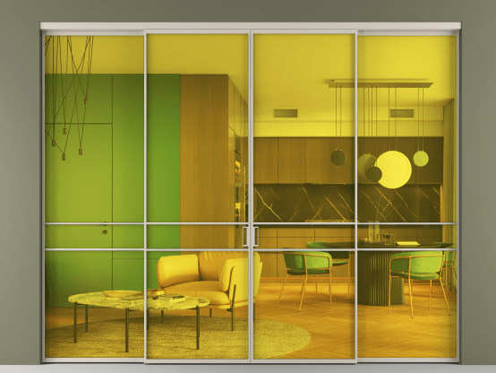 Алюминевая перегородка АЛПР 040.02_АСБЖ_ПРОЗ ЖЕЛ_new. Цвет Алюминий светло-бежевый. Материал Алюминий в эмали. Коллекция Перегородка Formato внутри проёма 4 створки. Фото. Алюминевая перегородка АЛПР 040.02_АСБЖ_ПРОЗ ЖЕЛ_new. Цвет Алюминий светло-бежевый. Материал Алюминий в эмали. Коллекция Перегородка Formato внутри проёма 4 створки. Картинка.