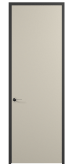 Дверь межкомнатная 0010 МБСР. Цвет Матовый бежево-серый. Материал Гладкая эмаль. Коллекция Planum Pro. Картинка.