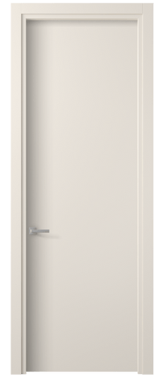 Дверь межкомнатная 0010 ПЭКБ. Цвет ПЭТ кремово-белый. Материал ПЭТ. Коллекция Planum. Картинка.