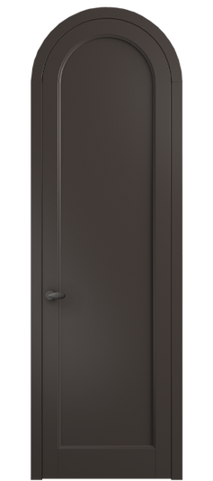 Дверь межкомнатная 6813 МАН. Цвет Матовый антрацит. Материал Гладкая эмаль. Коллекция Palazzo. Картинка.