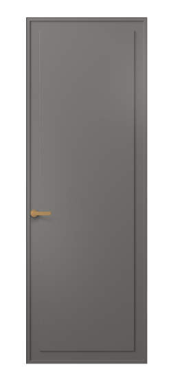 Дверь межкомнатная АКП 8602 МКЛС. Цвет Матовый классический серый. Материал Гладкая эмаль. Коллекция Frame. Картинка.