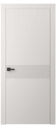 Дверь межкомнатная АКП 8041 МПБЛ. Цвет Матовый пудровый белый. Материал Гладкая эмаль. Коллекция Linea. Картинка.