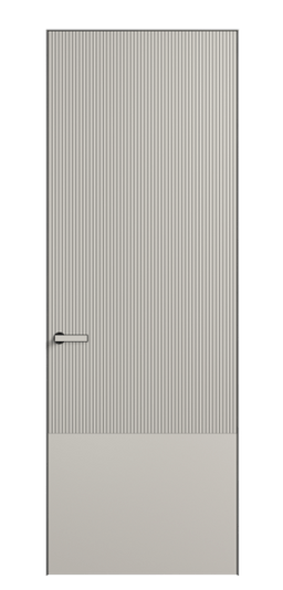 Дверь межкомнатная АКУ 8203 МОС Матовый облачно-серый. Цвет Матовый облачно-серый. Материал Гладкая эмаль. Коллекция Velvet. Картинка.