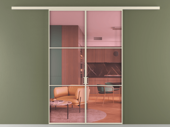 Алюминевая перегородка vd2_03_ Алюминий бежево-серый Прозрачное розовое стекло, триплекс, 6мм. Цвет Алюминий бежево-серый. Материал Алюминий в эмали. Коллекция Перегородка Formato вдоль стены 2 створки. Фото. Алюминевая перегородка vd2_03_ Алюминий бежево-серый Прозрачное розовое стекло, триплекс, 6мм. Цвет Алюминий бежево-серый. Материал Алюминий в эмали. Коллекция Перегородка Formato вдоль стены 2 створки. Картинка.