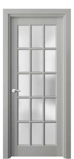 Дверь межкомнатная 0708 БНСР САТ. Цвет Бук нейтральный серый. Материал Массив бука эмаль. Коллекция Lignum. Картинка.