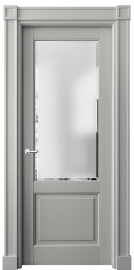 Дверь межкомнатная 6302 БНСР САТ-Ф. Цвет Бук нейтральный серый. Материал Массив бука эмаль. Коллекция Toscana Plano. Картинка.