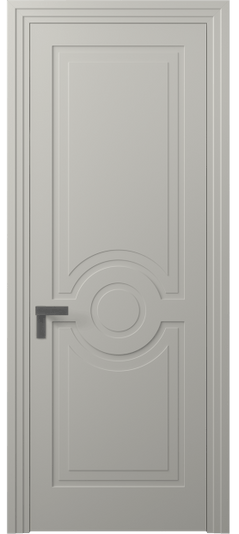 Дверь межкомнатная АКП 8361 МТСР. Цвет Матовый тёплый серый. Материал Гладкая эмаль. Коллекция Rocca. Картинка.
