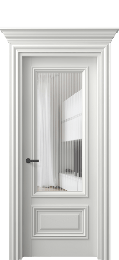 Дверь межкомнатная 7306 БССР MORU. Цвет Бук светло-серый. Материал Массив бука эмаль. Коллекция Antique. Картинка.