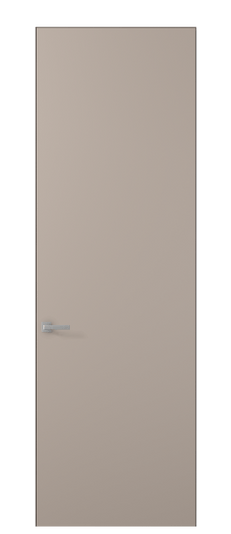 Дверь межкомнатная ПУ 0010 ПЭСК. Цвет ПЭТ серо-коричневый . Материал ПЭТ. Коллекция Planum. Картинка.