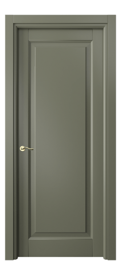 Дверь межкомнатная 0701 БОТ. Цвет Бук оливковый тёмный. Материал Массив бука эмаль. Коллекция Lignum. Картинка.