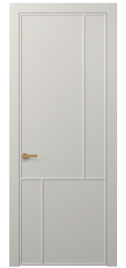Дверь межкомнатная АКП 8606 МТСР. Цвет Матовый тёплый серый. Материал Гладкая эмаль. Коллекция Frame. Картинка.