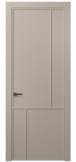 Дверь межкомнатная АКП 8606 МБСК. Цвет Матовый бисквитный. Материал Гладкая эмаль. Коллекция Frame. Картинка.